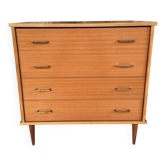 Vintage chest of drawers, 4 drawers, circa 1960s
