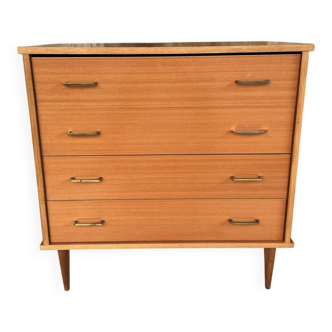 Vintage chest of drawers, 4 drawers, circa 1960s