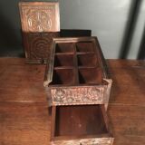 Indian teak spice box