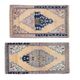 Set of 2 vintage handmade Turkish rugs 50x100 cm