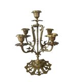 Victorian brass candlestick