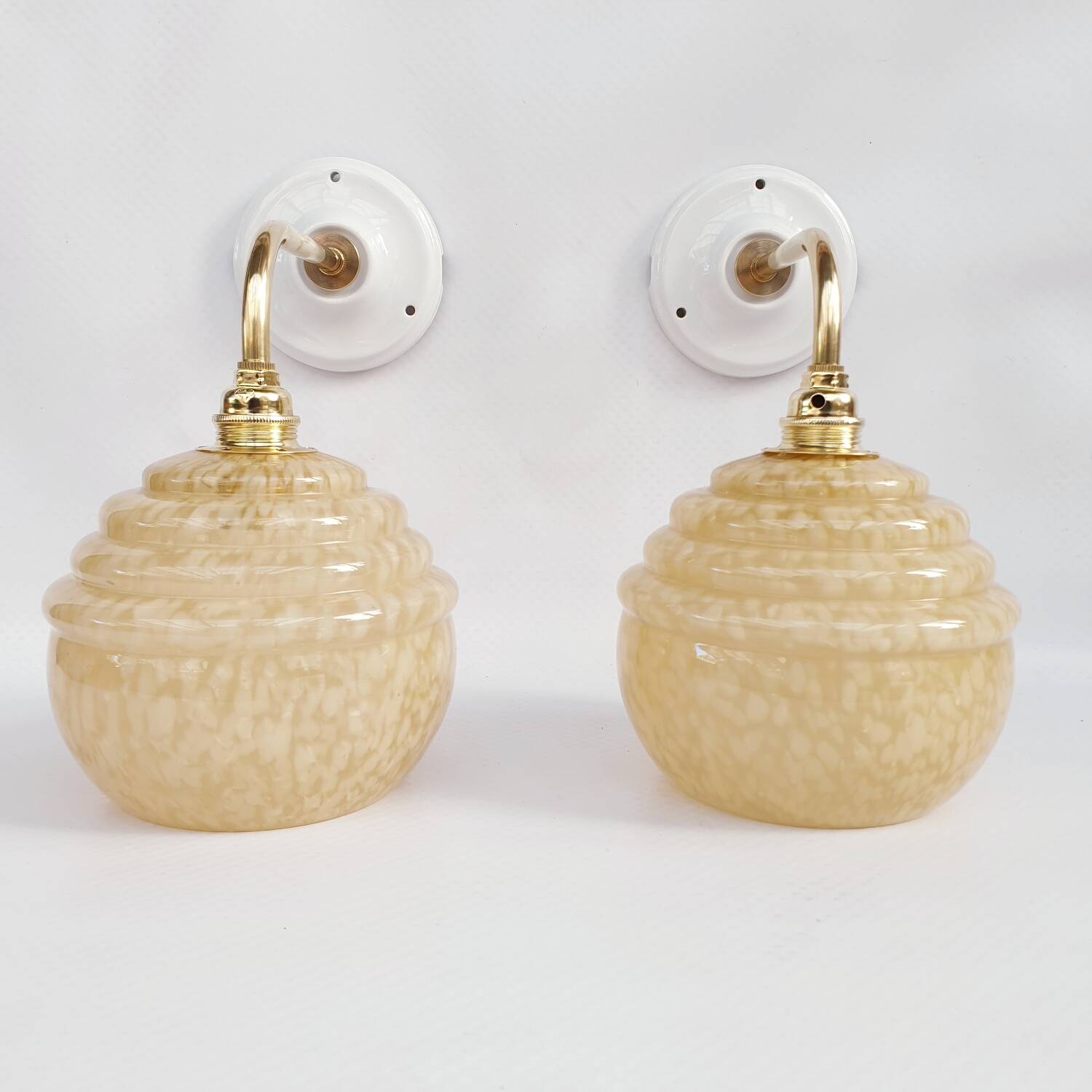 Clichy glass wall lights