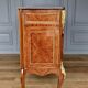 COMMODE TRANSITION LOUIS XV XVI LATE XIX TH ORNAMENTATION BRONZE MARBLE