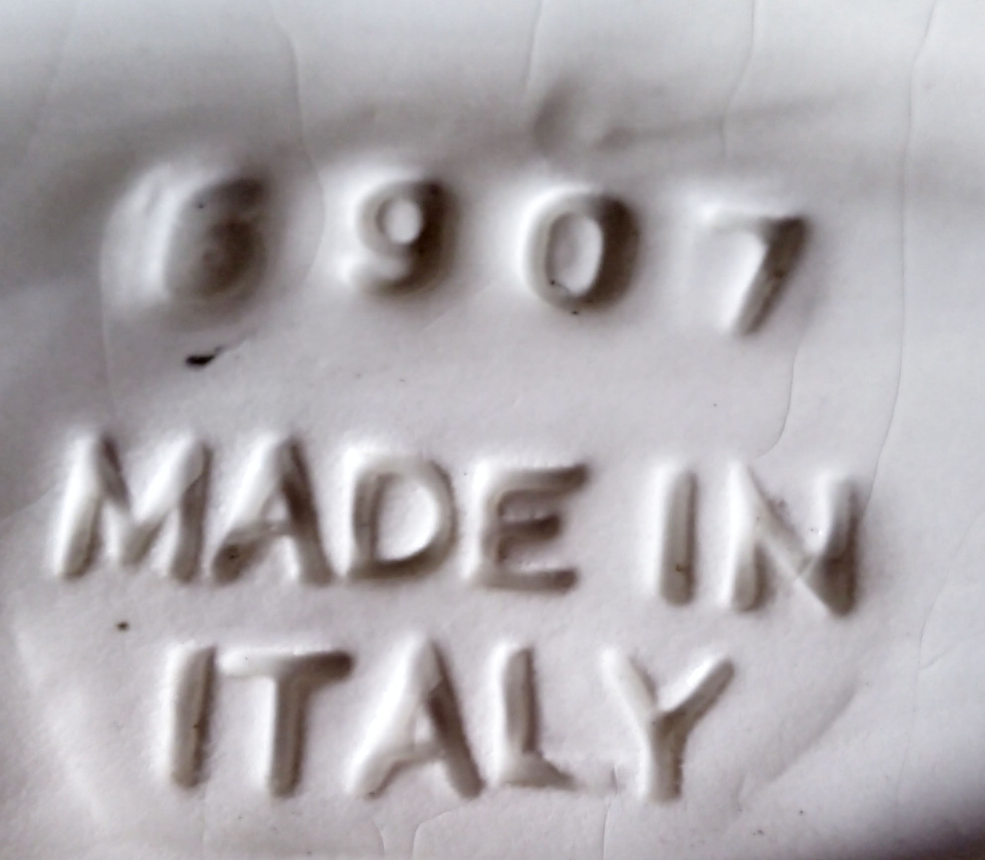 Pair of ramekins in italian dabbling