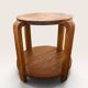 Round Art Deco side table