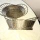 Two silver-plated baskets. Victorian style. Year 1960.