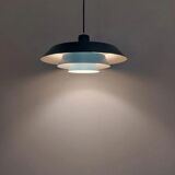 Troika in blue metal, Bent Karlby for Lyfa, Denmark 1960