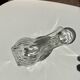 Small transparent vase