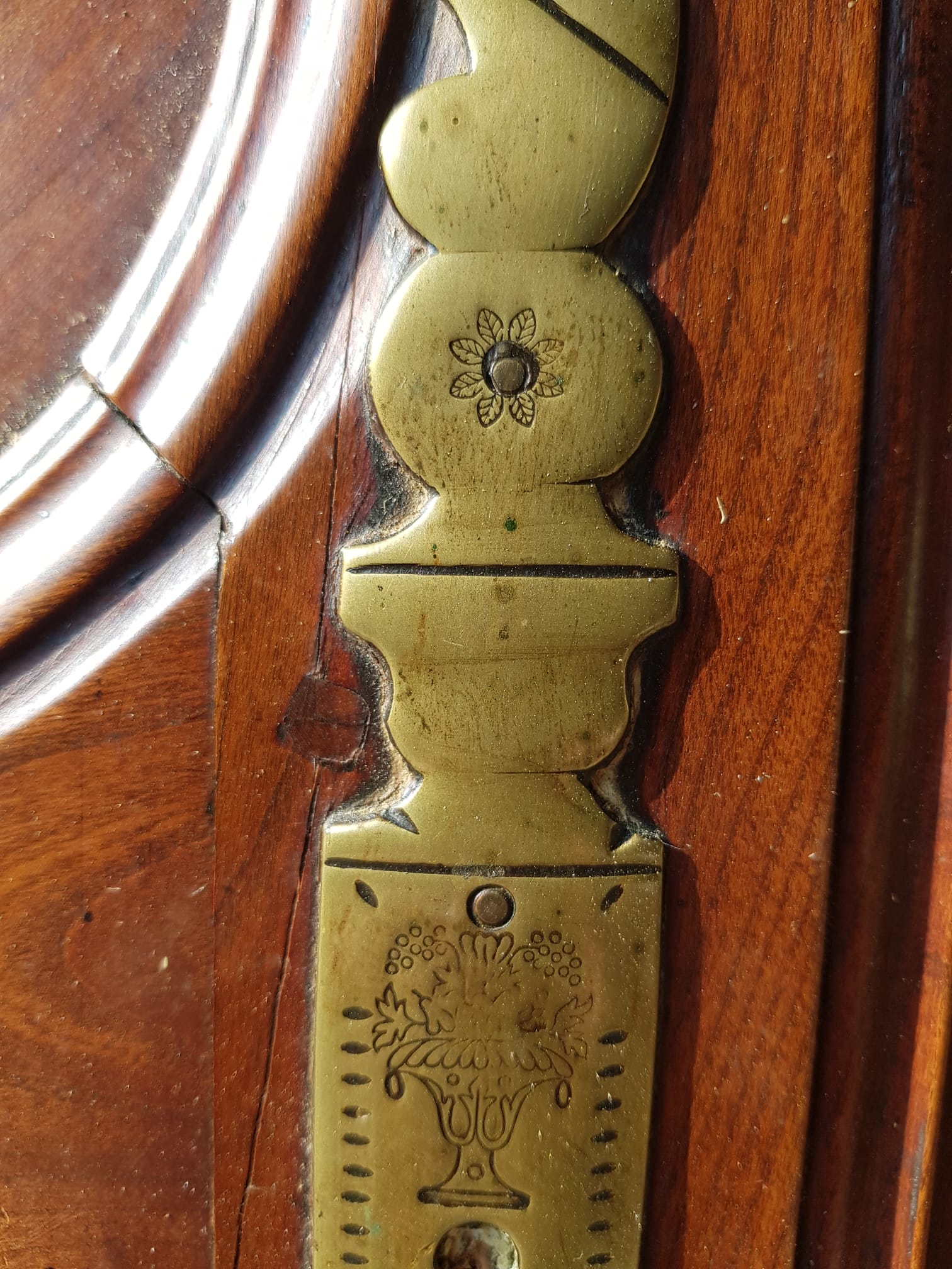 Double doors old wall closet