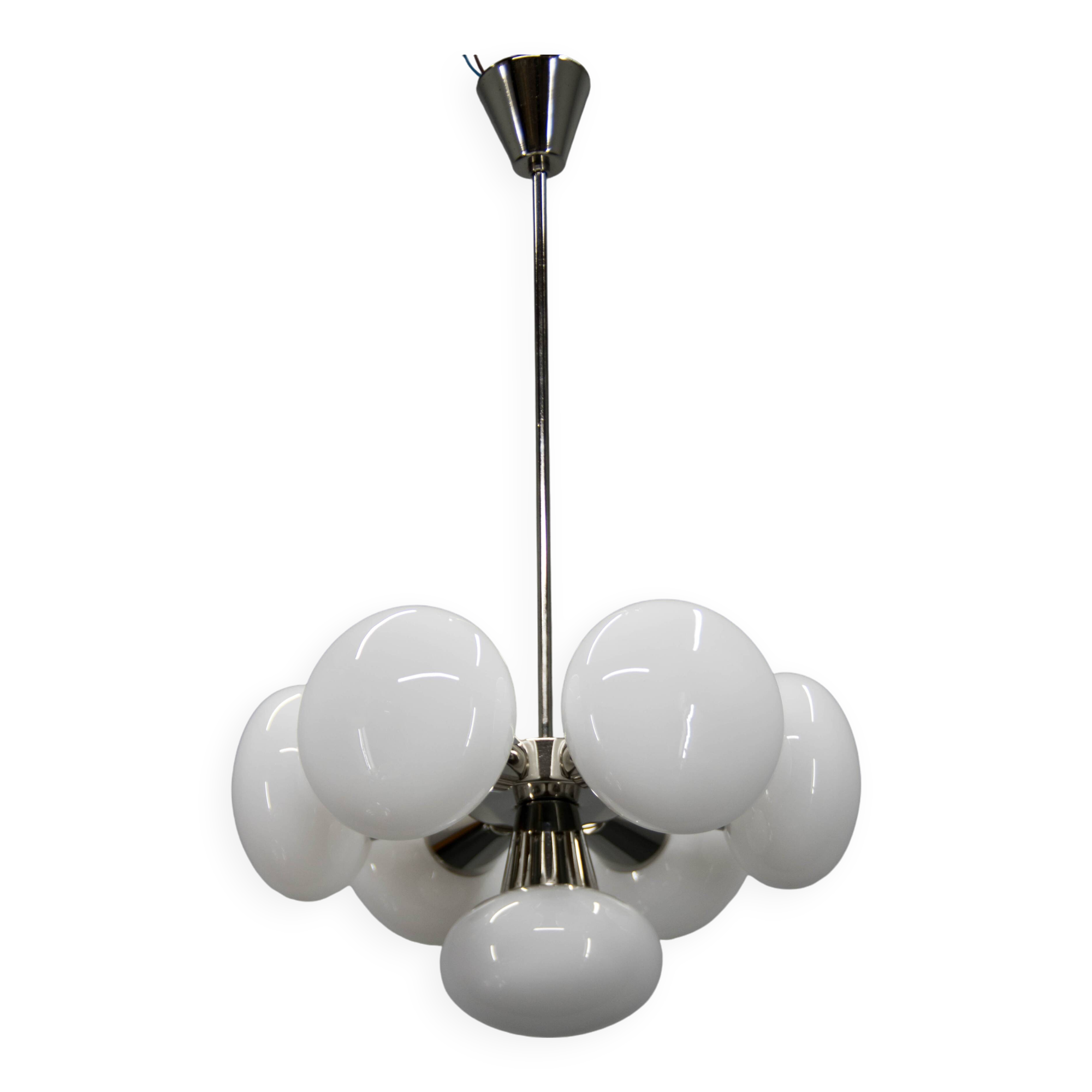 Space Age Chandelier Sputnik by Kamenicky Senov, 1970s
