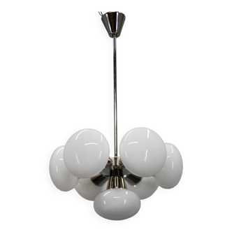 Lustre de l'ère spatiale Spoutnik de Kamenicky Senov, années 1970