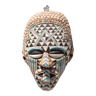 Kuba African ceramic mask, pottery, wall decoration, collection, 50/60's