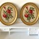 Canevas vintage motif roses