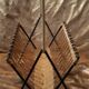 Magazine holders in rattan 70s