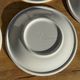 Set of 9 small Italian dessert plates Primula with red and green trim.