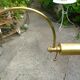 lampadaire liseuse bronze dore italie