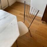 Pair of chrome chairs