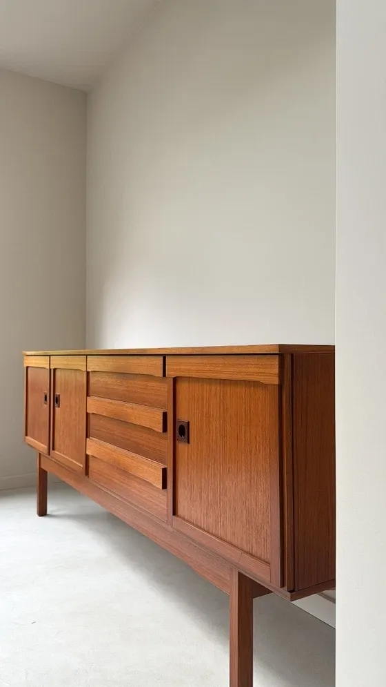 Vintage Teak Wood Sideboard