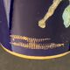 Art nouveau ceramic new cobalt vase by Villeroy and Boch