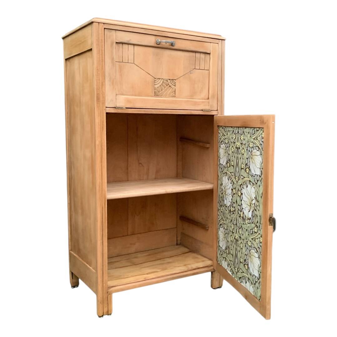 Buffet parisien art déco bois brut 
