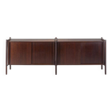 Archimede Modular Storage Unit in Wood attributed to Hirozi Fukuoh for Gavina, 1962