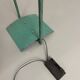 Postmodernist 1980s vintage metal halogen lamp