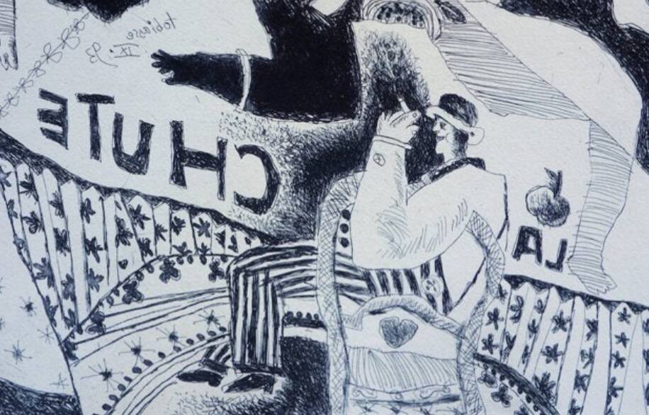 Théo Tobiasse: After Eden - Original signed engraving