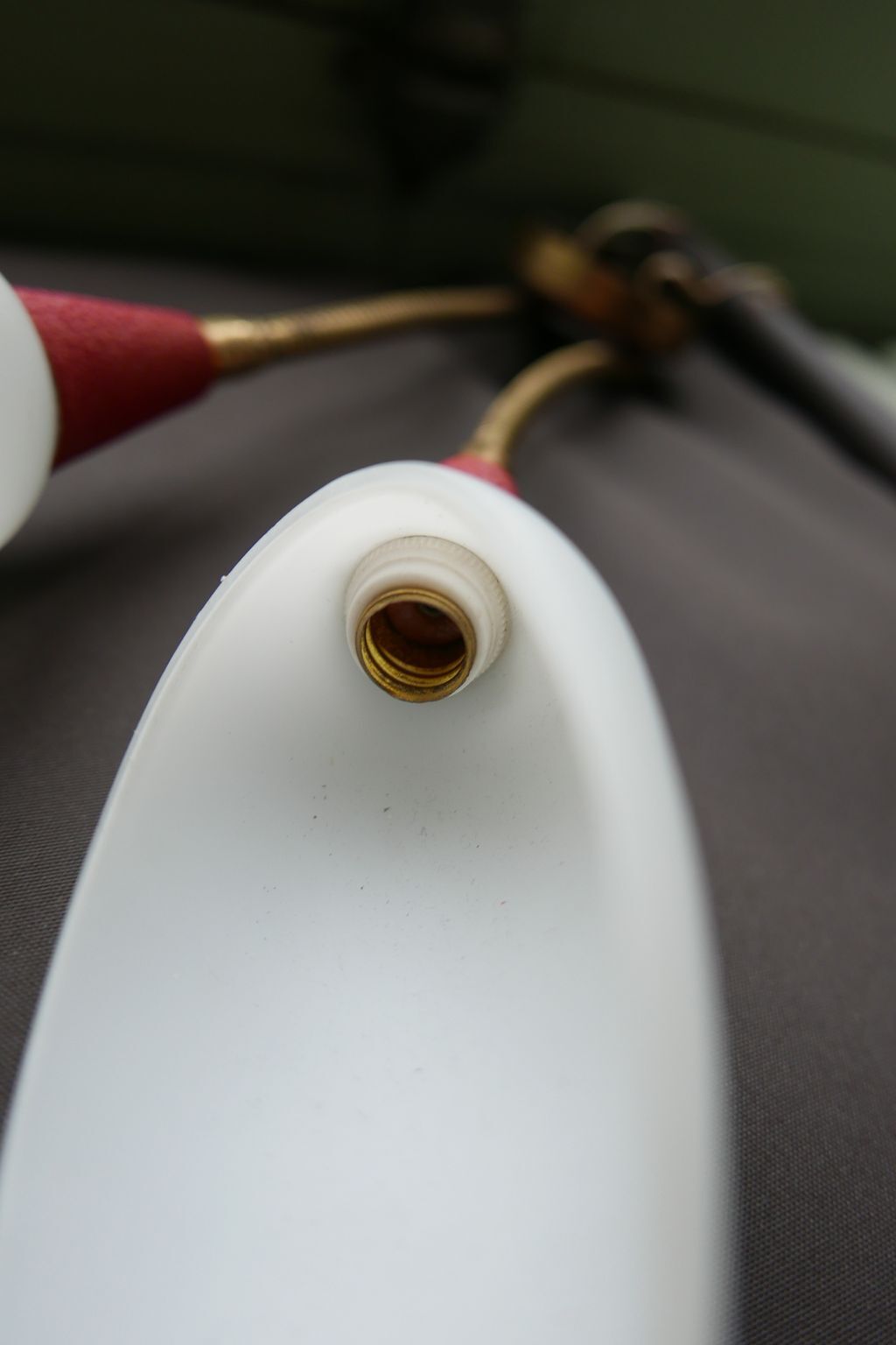 Pair of 1950s with opaline