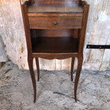Bedside table night Louis XV vintage wood