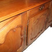 Louis XV oak and cherry wood sideboard