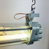 Industrial East German Fluorescent Tube Light From Leuchtenbau Wittenberg, 1980s