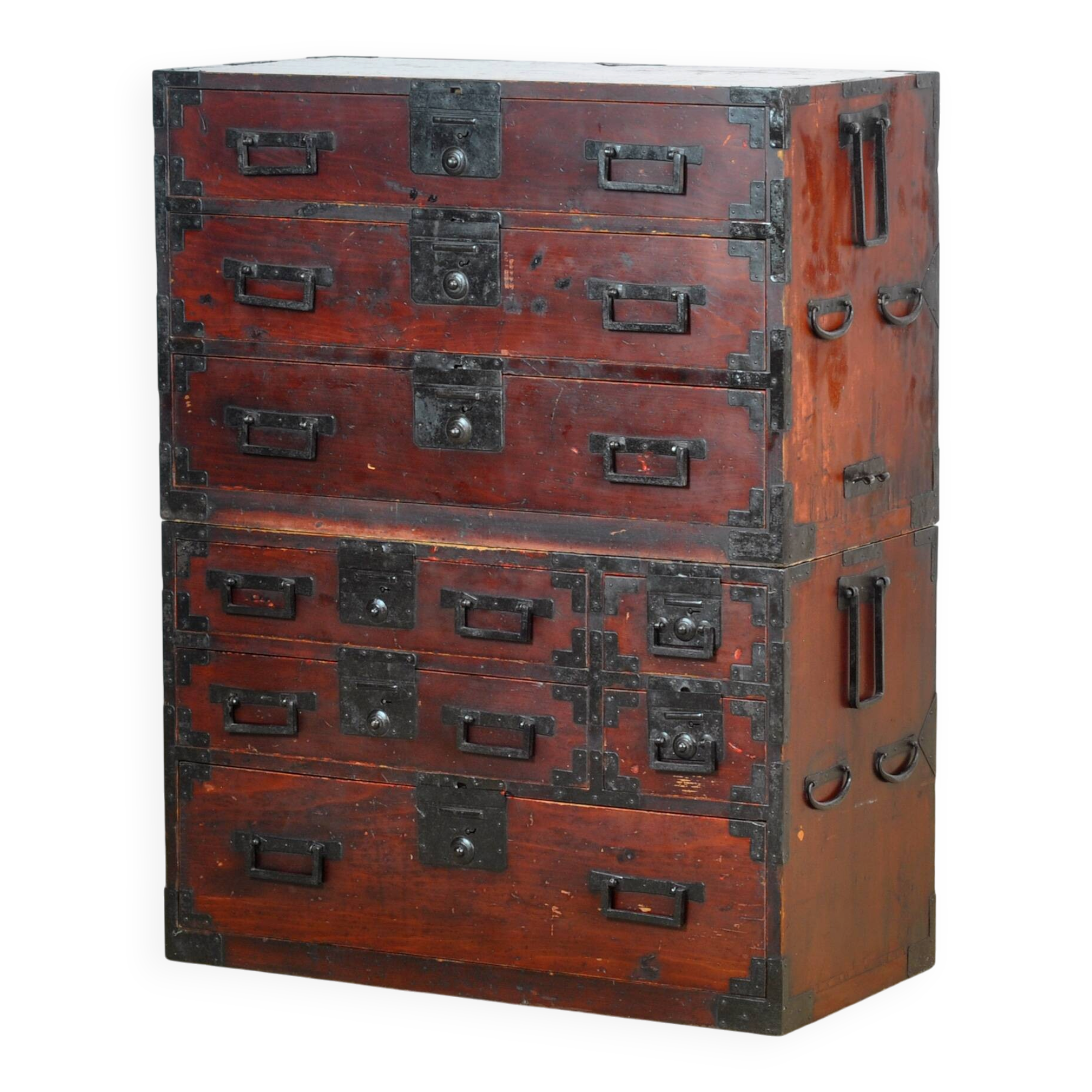 Japanese Tansu chest of drawers, circa 1890