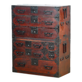 Japanese Tansu chest of drawers, circa 1890