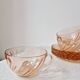 Set of 6 "Rosaline" coffee cups '70s - Arcoroc France vintage