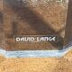 Table basse david lange. 1970. plexiglass. 60x40.