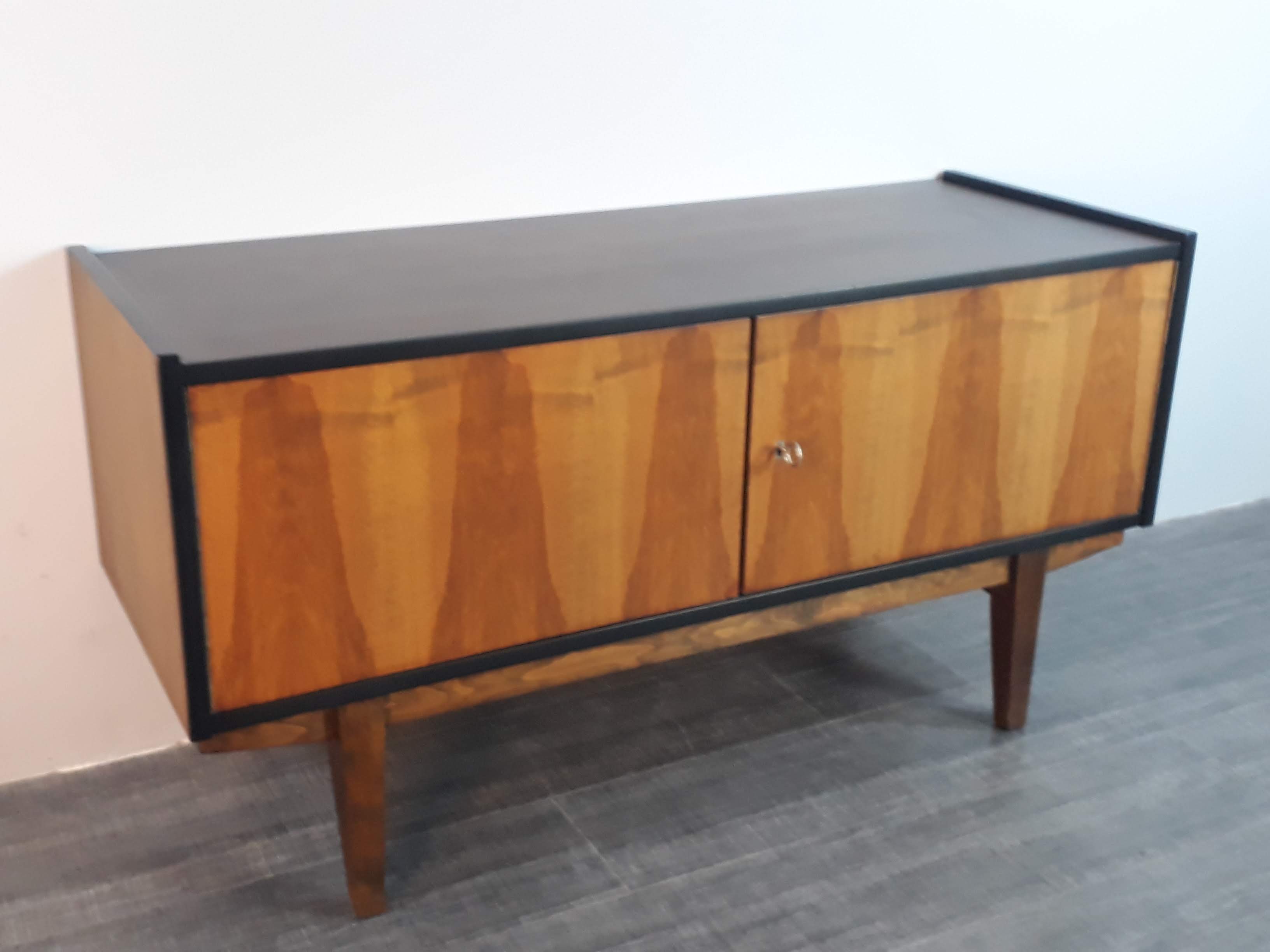 Walnut sideboard Rajmund Halas Poland 1967