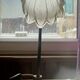 French Art Deco lamp signed See Delmas – pressed glass