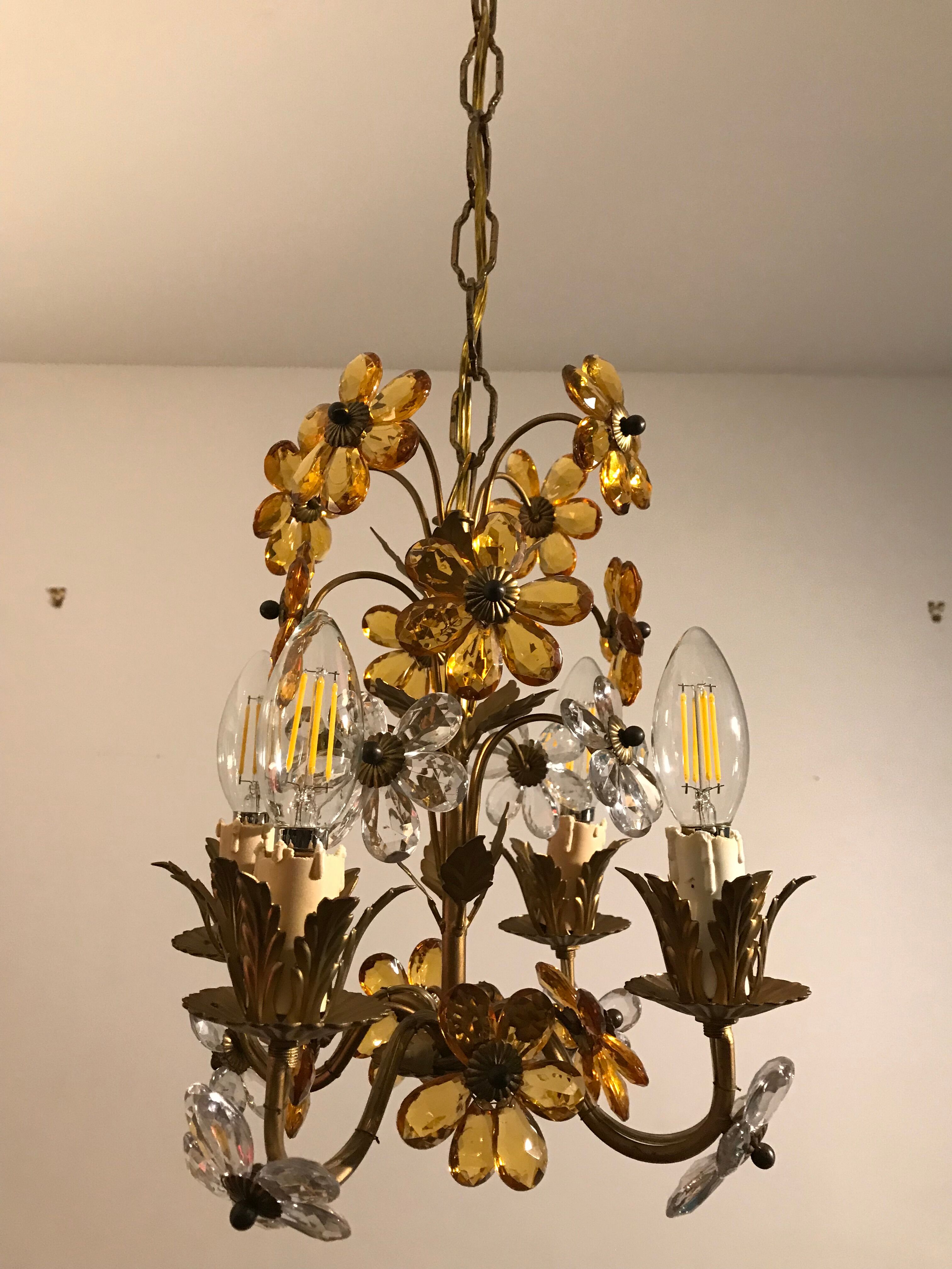 Murano crystal chandelier