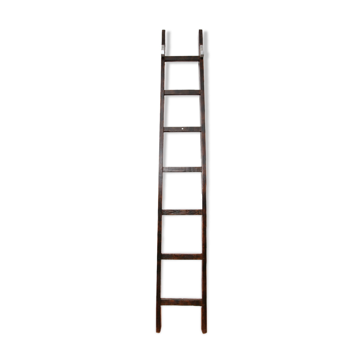 Vintage wooden barn ladder 218 cm