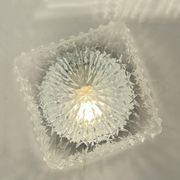Plafonnier moderniste, Alaska Lux sconce, Allemagne, années 1970