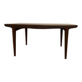 Scandinavian style teak table with extensions