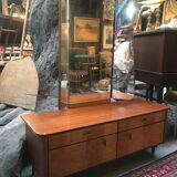 Vintage dressing table 1960 triptych