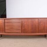 Large Danish Teak Sideboard by Axel Christensen for ACO Mobler 1960.