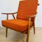 Mid-Century Armchair by Jaroslav Šmidek for TON, 1970’s