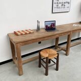 Oak console farm table 3m