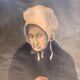 Portrait de dame signé "la tricoteuse"
