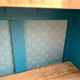 Glass-glazed Parisian wardrobe 1930