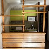 Vintage solid wood kitchen bar