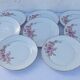 8 porcelain plates Louis Lourioux diam 20,5 cm