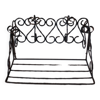 Wrought iron flower stand